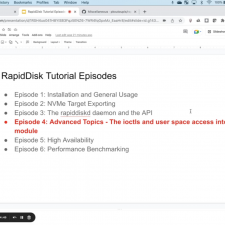 RapidDisk Tutorial - Episode 4: Advanced Topics: The Ioctls and User Space Access